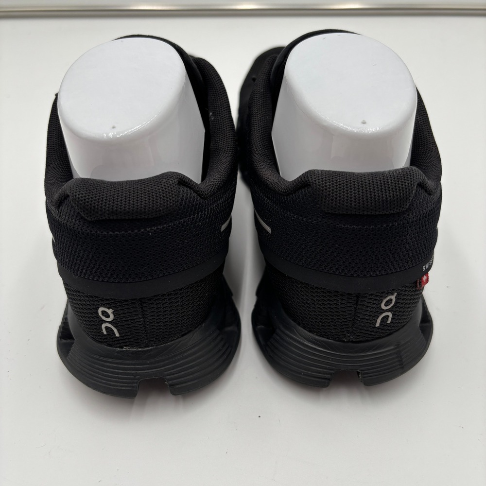 On Cloud Women's Running Shoes Black Mesh Sneakers Size 8 (Swiss Engineering) - Picture 6 of 9
